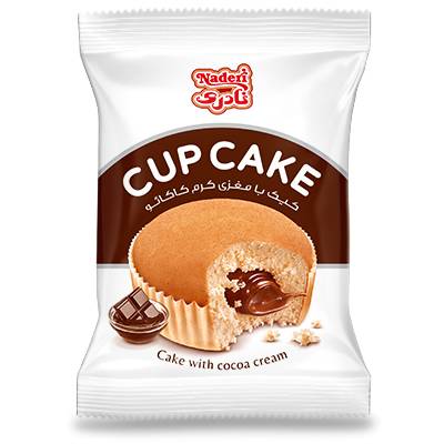 نادری کاپ کیک مغز دار 50گرم